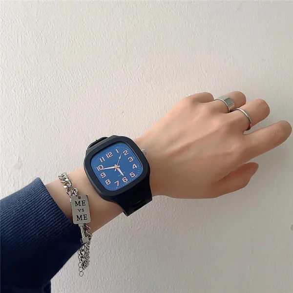 Men Women Wrist Watch Square Sport Watches Fashion Electronic Digital Casual Wristwatch Student Silicone Strap Watch for Girls - Image 11