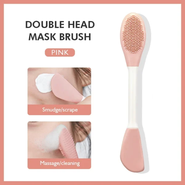 IMAGIC Silicone Facial Cleansing & Mask Brush 2 In1 Facial Skin Care Scrub Exfoliator Scrub Pore Blackhead Deep Cleaning Tools - Image 8