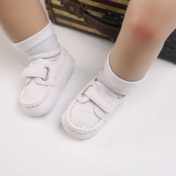 Newborn Baby Prewalker Girls Boys Casual Shoes Leather Non-Slip Soft-Sole Infant Toddler First Walkers 0-18M Baptism - Image 6