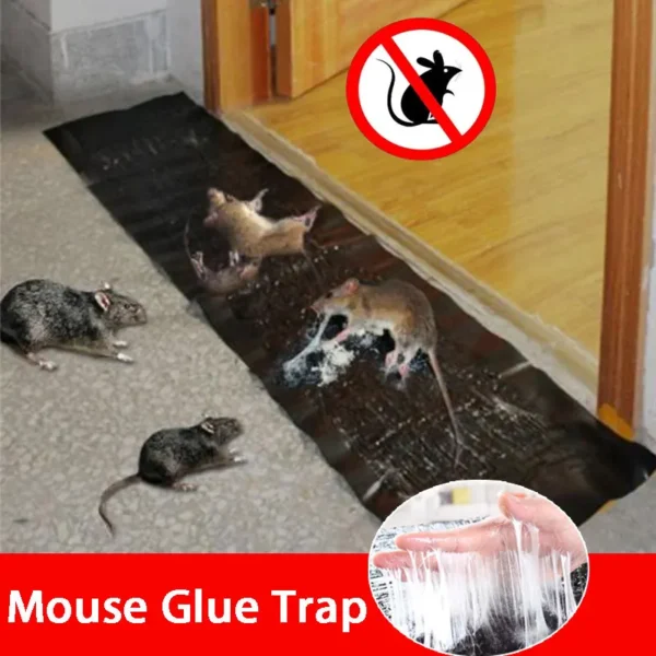 Super Strong Sticky Mouse Board 60cm Mouse Trap Glue Board Mice Catcher Trap Non-toxic Pest Control Reject Mouse Killer Trap