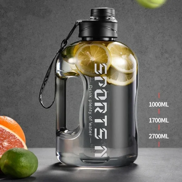 Large Capacity 2 Liter Water Bottle Sports Gym Water Kettle Camping Travel BPA Free Drinking Bottles  Portable Plastic Space Cup - Image 3