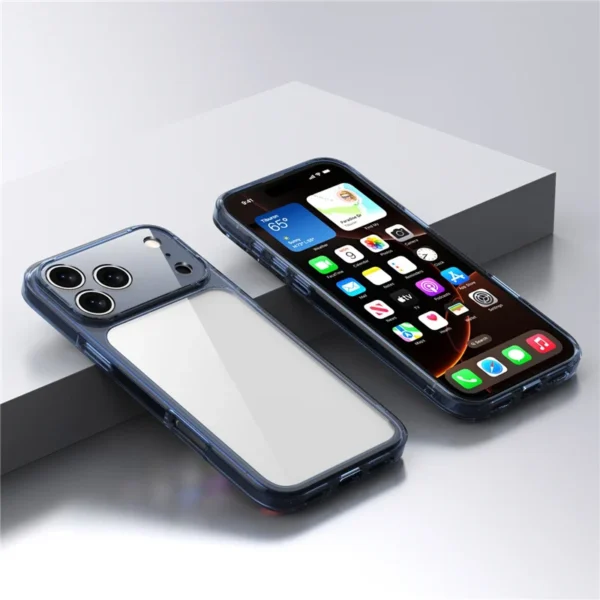 Luxury Hybrid Transparent Shockproof Phone Case For iPhone 17 Pro Max 17 Air 17Pro Max Clear Hard Acrylic Protective Back Cover - Image 8