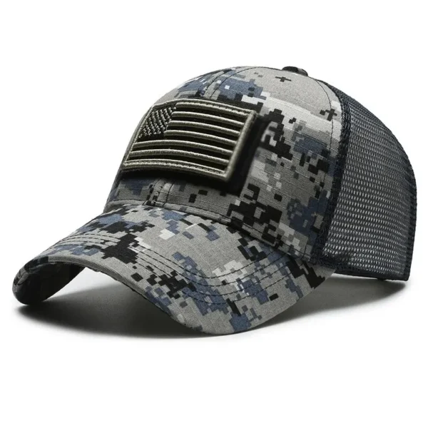 Spring And Summer New Mesh Breathable Personality Sticker Embroidery Women's Baseball Cap Mesh Hat Men's Outdoor Sunscreen Cap - Image 8