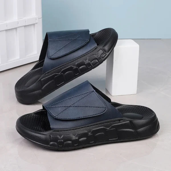 Summer Men's Casual Slip-On Sandals - Anti-slip, Breathable, Cool and Soft, Quiet Indoor and Outdoor Slippers - Image 5