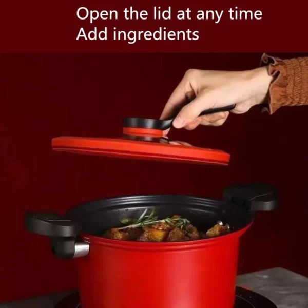 Pressure cooker compatible pressure cooker 3.5L large-capacity low-temperature cooking rice stone electric pressure cooker - Image 2