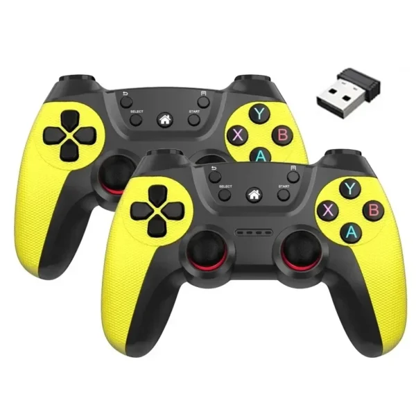 BOYHOM Wireless doubles game Controller For Linux/Android phone For Game Box Game stick PC Smart TV Box 2.4G gamepad Joystick - Image 2