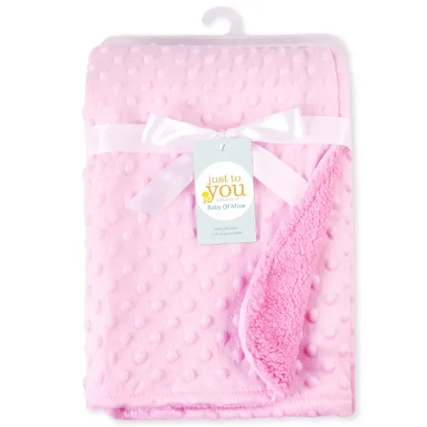 Newborn Baby Blanket Warm Fleece Thermal Soft Stroller Sleep Cover White Pink Beanie Infant Bedding Swaddle Wrap Kids Bath Towel - Image 10
