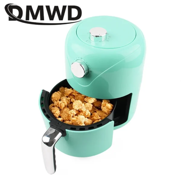 2L Oil Free Deep Fryer French Fries Chicken Roaster Air Frying Grill Machine Temperature Adjustable Smokeless Bread Bake Oven
