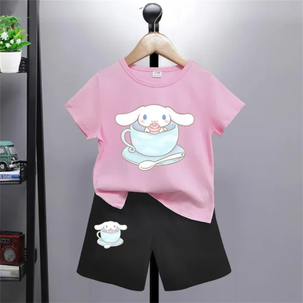 2PCS Children Clothing mother Kids Clothes Children's Sets Boys T-shirt Shorts Summer Cotton Short sleeve fashion Suit - Image 3