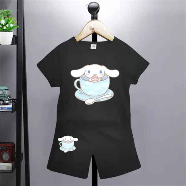 2PCS Children Clothing mother Kids Clothes Children's Sets Boys T-shirt Shorts Summer Cotton Short sleeve fashion Suit - Image 5