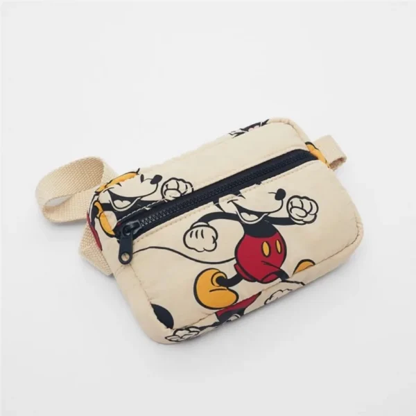 Disney Mickey Mouse Backpack Cartoon Large Capacity Nylon Lightweight Children's School Bag Small Bag Detachable Birthday Gift - Image 5