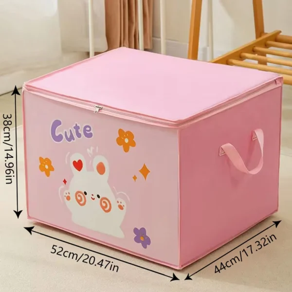 Cube Folding Toys Storage Box Kids Toys Organizer Box Felt Cloth Fabric Storage Basket For Cartoon Animal Nursery Toy Bins Home - Image 10
