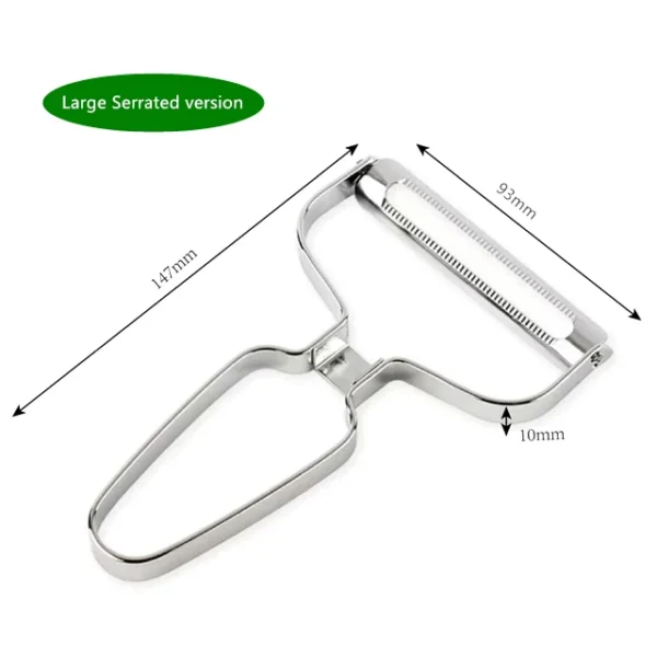 Peeler Vegetables Fruit Stainless Steel Knife Cabbage Graters Salad Potato Slicer Kitchen Accessories Cooking Tools Wide Mouth - Image 9