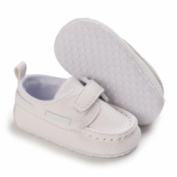 Newborn Baby Prewalker Girls Boys Casual Shoes Leather Non-Slip Soft-Sole Infant Toddler First Walkers 0-18M Baptism - Image 3