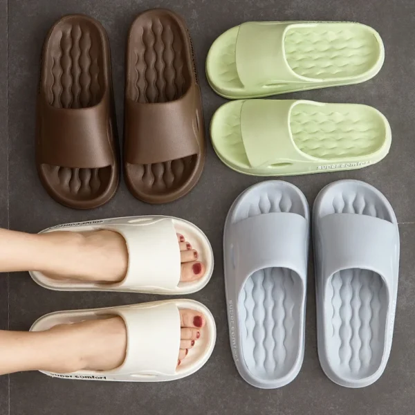 Fashion Men Slippers Summer Lightweight EVA Indoor Home Sandals Shoes Male Slippers Outdoor Students Women Comfortable Slides - Image 3