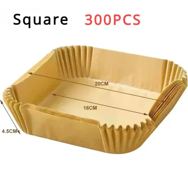 50/100pcs Air Fryer Baking Paper Non-Stick Airfryer Baking Papers Round Air-Fryer Paper Liners Paper Kitchen Accessories - Image 11