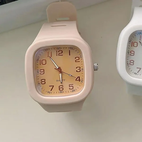 Men Women Wrist Watch Square Sport Watches Fashion Electronic Digital Casual Wristwatch Student Silicone Strap Watch for Girls - Image 5