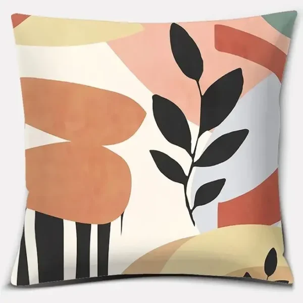 2023 Brown Green Abstract Series Pillow Gift Home Office Decoration  Bedroom Sofa Car Cushion Cover case 45x45 - Image 2