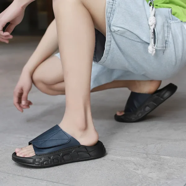 Summer Men's Casual Slip-On Sandals - Anti-slip, Breathable, Cool and Soft, Quiet Indoor and Outdoor Slippers - Image 3