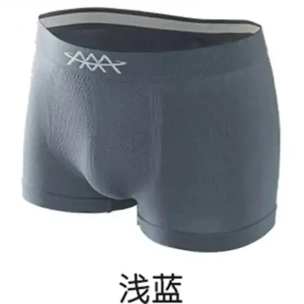 2024 NEW Men's Panties Seamless Breathable Mid Waist Traceless High Elastic Male Underpants Nylon Underwear Comfortable Boxers - Image 8
