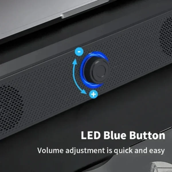 XIKCU Wireless Bluetooth and PC Soundbar Wired Speaker USB Powered Soundbar for TV Pc Laptop Home Theater Surround Audio System - Image 4