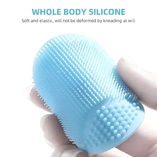 Men Facial Cleaning Brush Scrubber Silicone Miniature Face Deep Clean Shave Massage Face Scrub Brush Face Cleaner - Image 5