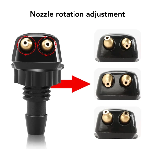 2 Pcs Car Water Spray Jet Nozzle for Volkswagen VW Passat b6 b8 b5 b7 Golf 4 5 6 mk7 mk6 mk3 t5 t6 polo tiguan cc jetta Sharan - Image 3