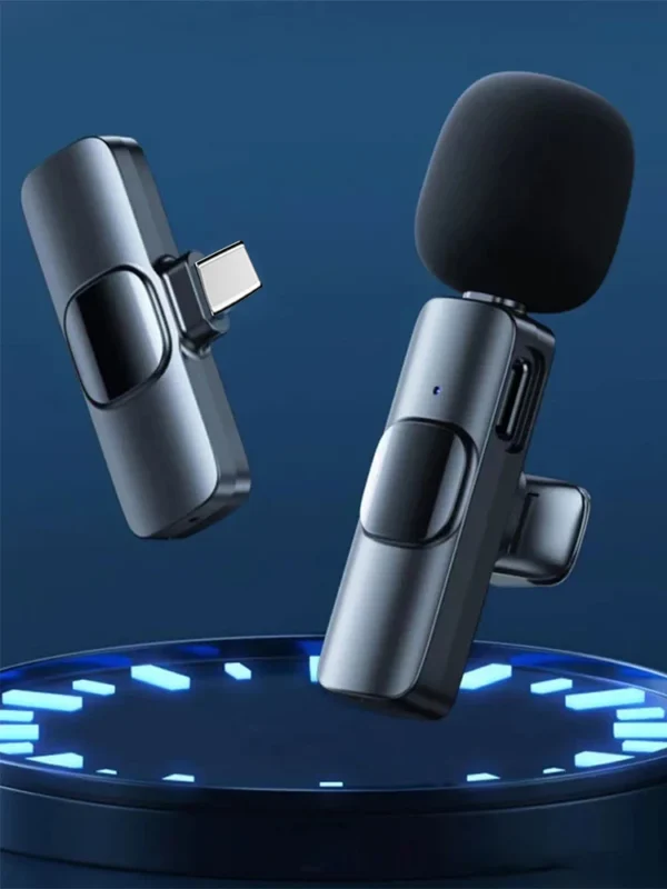 Wireless bluetooth microphone, lavalier radio microphone, video vlog live recording microphone, Type C interface microphone - Image 7