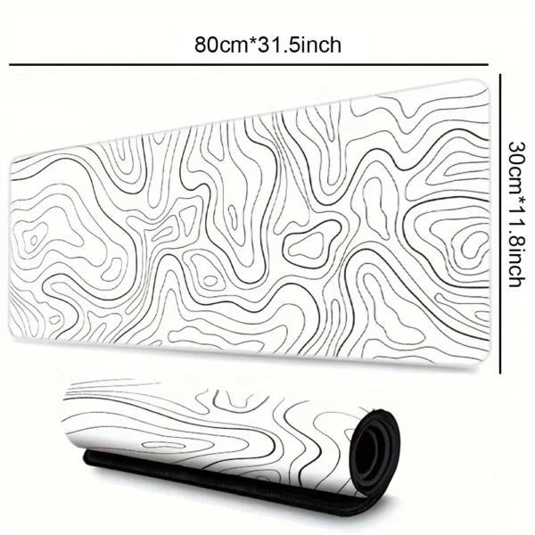 1PC Large Mouse Pads For Desk, Gaming Mouse Pad, Mouse Pad with Stitched Edges and Non-Slip Rubber Base, Extended Mouse Pad - Image 8