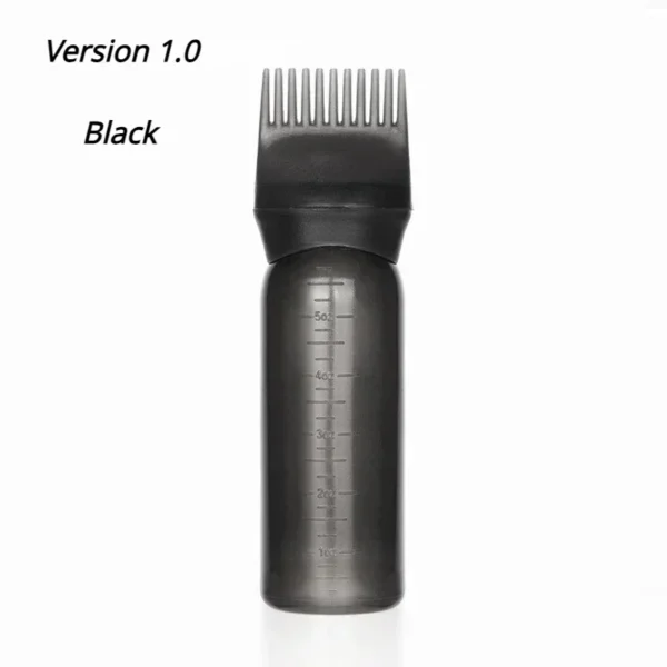 Silicone Shampoo Brush Head Scalp Massage Comb Hair Dye Tint Oil Applicator Bottle with Brush Barber Salon Hair Styling Tools - Image 9