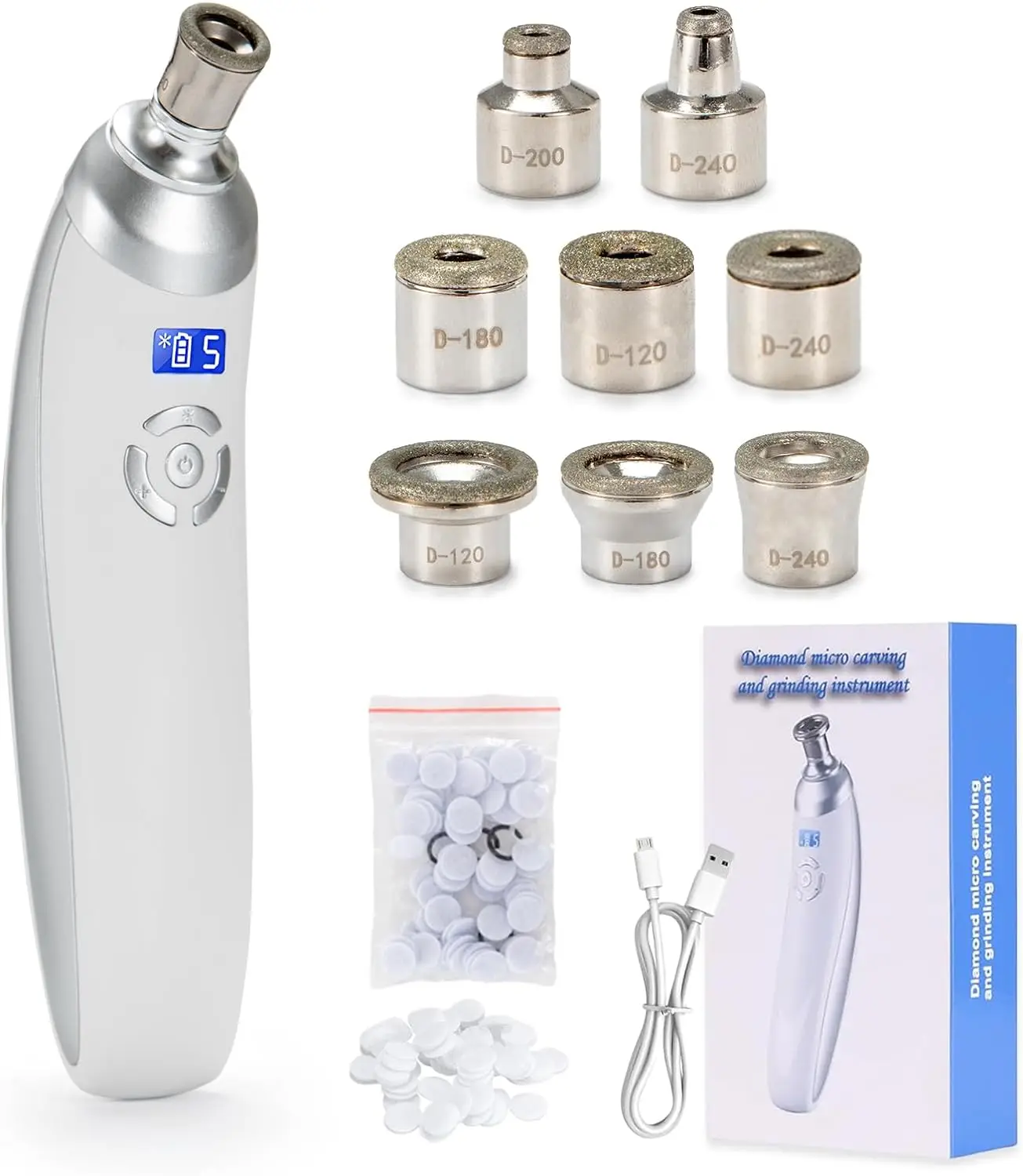 Wireless Diamond Microdermabrasion Machine For Blackhead Acne Removal Deep Cleaning Anti Aging Wrinkle Care Tool 1 Wireless Diamond Microdermabrasion Machine For Blackhead Acne Removal Deep Cleaning Anti Aging Wrinkle Care Tool