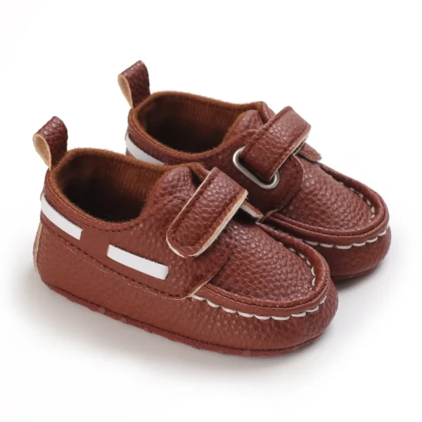 Newborn Baby Prewalker Girls Boys Casual Shoes Leather Non-Slip Soft-Sole Infant Toddler First Walkers 0-18M Baptism - Image 7