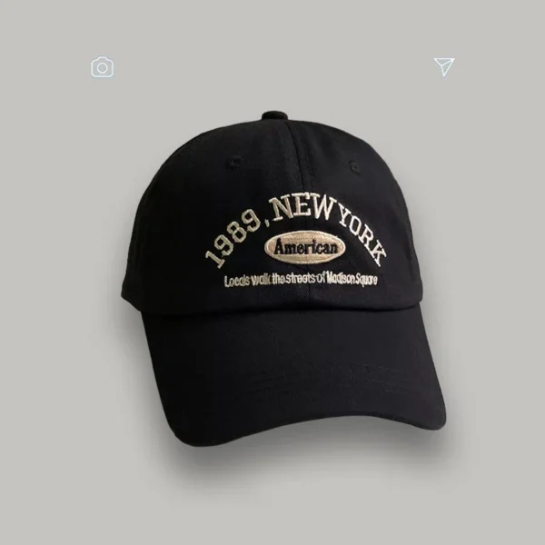 Korean Retro Baseball Hat Women's Autumn Winter Versatile Ins Street Letter Embroidered Caps Summer Couple Men Official Website - Image 12