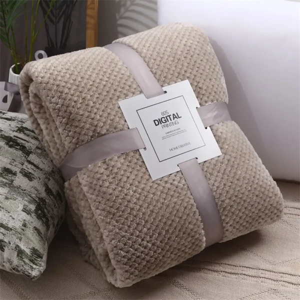 Baby Blanket Soft Fleece Infant Thick Quilt Bedding Swaddle Wrap Blanket Warm Newborn Stroller Sleep Cover Nursery Thermal Gift - Image 9