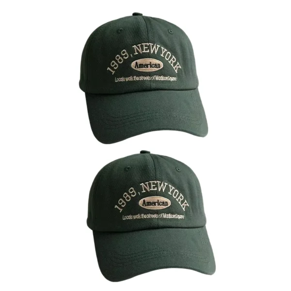 Korean Retro Baseball Hat Women's Autumn Winter Versatile Ins Street Letter Embroidered Caps Summer Couple Men Official Website - Image 6