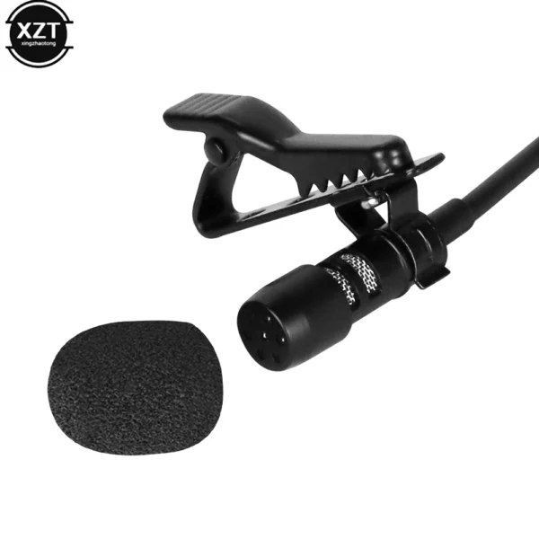 200cm Portable Mini USB Mic Clip-on Omni-Directional Stereo Microphone for Laptop Live Recording Camera Sound Card Professional - Image 2