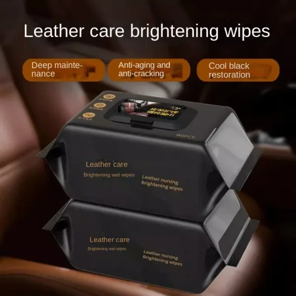 Car interior cleaning wipes Car watch plate plastic leather seat special decontamination coating care car polishing artifacts Au
