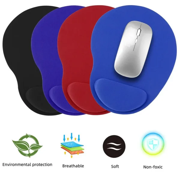 Ergonomic Wrist Rest Mouse Pad Comfortable Wrist Support Non Slip Mice Mat Soft Mousepad For PC Laptop Computer - Image 4