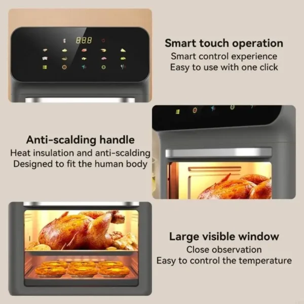 54HE 15L Electric Air Fry Household Large Capacity Multifunctional Electric Oven - Image 4