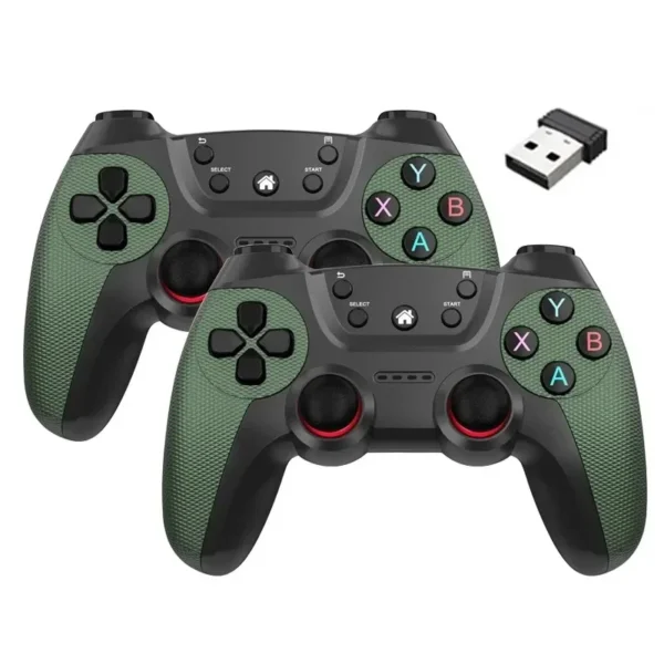 BOYHOM Wireless doubles game Controller For Linux/Android phone For Game Box Game stick PC Smart TV Box 2.4G gamepad Joystick - Image 4