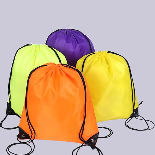 Waterproof Foldable Gym Bag Bundle Pocket Fitness Backpack Drawstring Shop Pocket Hiking Camping Swimming Men Women Sports Bags - Image 4