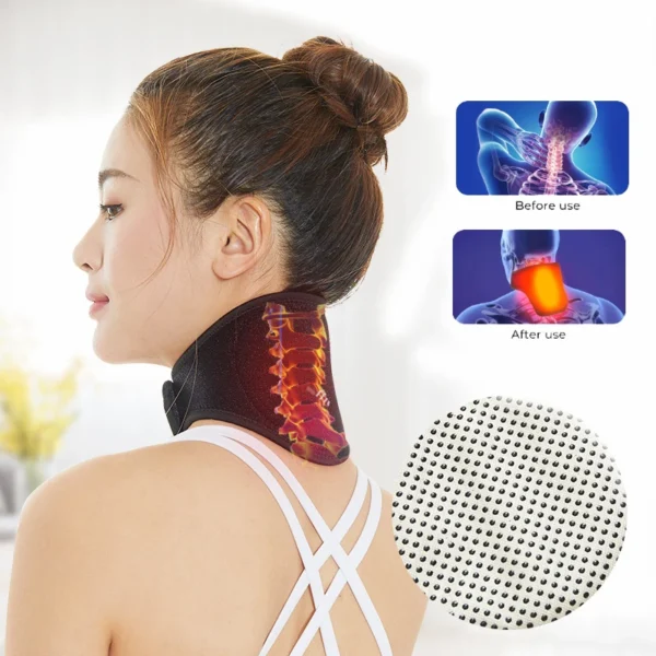 1Pcs Shiatsu Neck and Shoulder Massager Heated Back Massager Deep Kneading Massage Pillow For Neck Body Health Care - Image 2