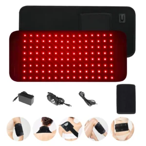 Red Infrared Light Therapy Pad LED Beauty Devices for Face and Body Back Knee Hands Feet Relief Portable 660nm 850nm Heat Pad