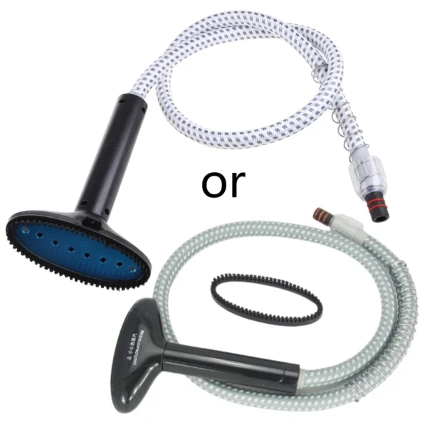 Garment Hose with Brush Steam Pipe Hose Nozzle Accessories