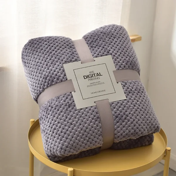Baby Blanket Soft Fleece Infant Thick Quilt Bedding Swaddle Wrap Blanket Warm Newborn Stroller Sleep Cover Nursery Thermal Gift - Image 7