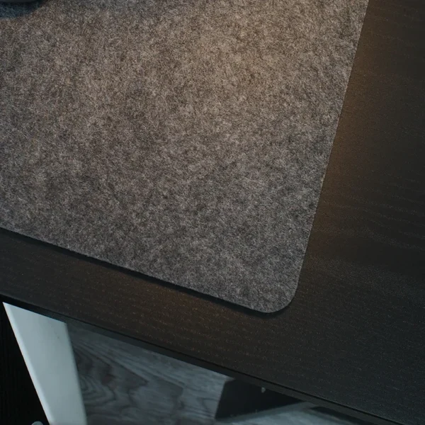 Soft Breathable Large Computer Desk Mat Wool Felt Laptop Anti-Slip Mats Gamer Mouse Pad Simple and Comfortable for Cold Weather - Image 5