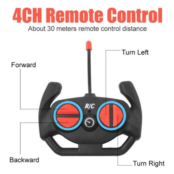 1/18 RC Car LED Light 2.4G Radio Remote Control Sports Cars For Children Racing High Speed Drive Vehicle Drift Boys Girls Toys - Image 4