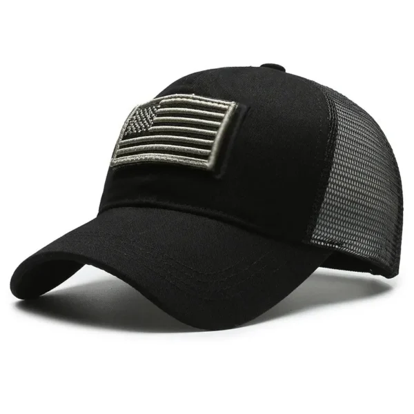 Spring And Summer New Mesh Breathable Personality Sticker Embroidery Women's Baseball Cap Mesh Hat Men's Outdoor Sunscreen Cap - Image 3
