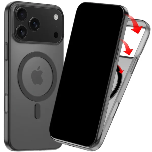 Luxury Matte Ultra Thin Clear For Magsafe Wireless Charge Case For iPhone 17 Air  17 Plus 17 Pro Max Hard PC Cover - Image 5