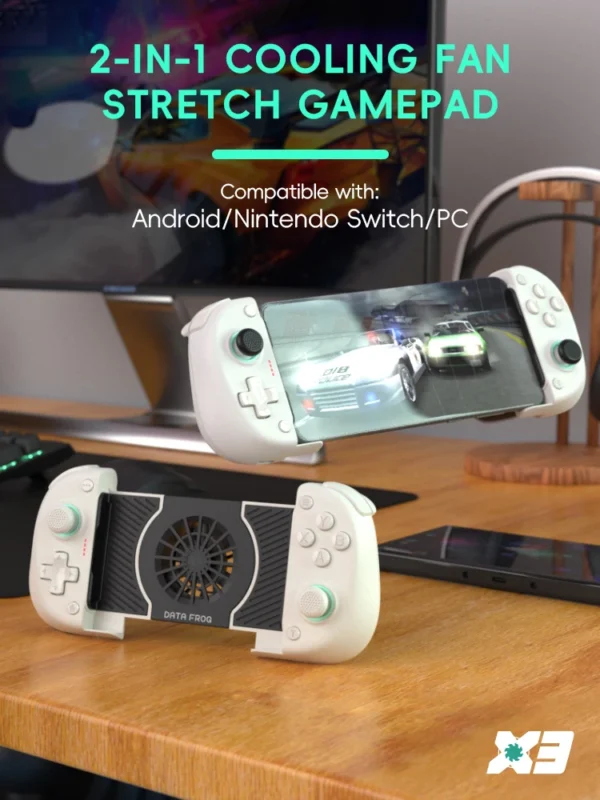 DATA FROG X3 Wireless Controller for Android Game Controller for Samsung Galaxy for PUBG Mobile for Switch/Switch OLED - Image 2
